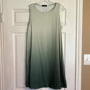 NWT! Camisa green biolage swing dress with POCKETS - NEW WITH TAGS